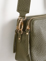 Oliver Bonas Green Isla Cross-Body Bag - Image 6 of 7