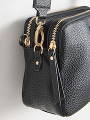 Oliver Bonas Black Laura Slim Cross-Body Bag - Image 4 of 7
