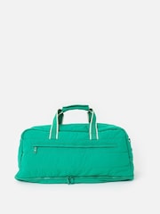 Oliver Bonas Green Layla Quilted Weekend Bag - Image 1 of 6