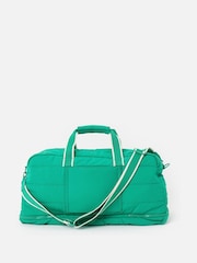 Oliver Bonas Green Layla Quilted Weekend Bag - Image 3 of 6