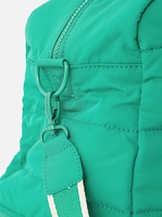 Oliver Bonas Green Layla Quilted Weekend Bag - Image 6 of 6