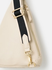 Oliver Bonas Cream Brooke Cream Cross-Body Belt Bag - Image 5 of 6