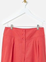 Oliver Bonas Blue Basque Wide Leg Regular Trousers - Image 8 of 8
