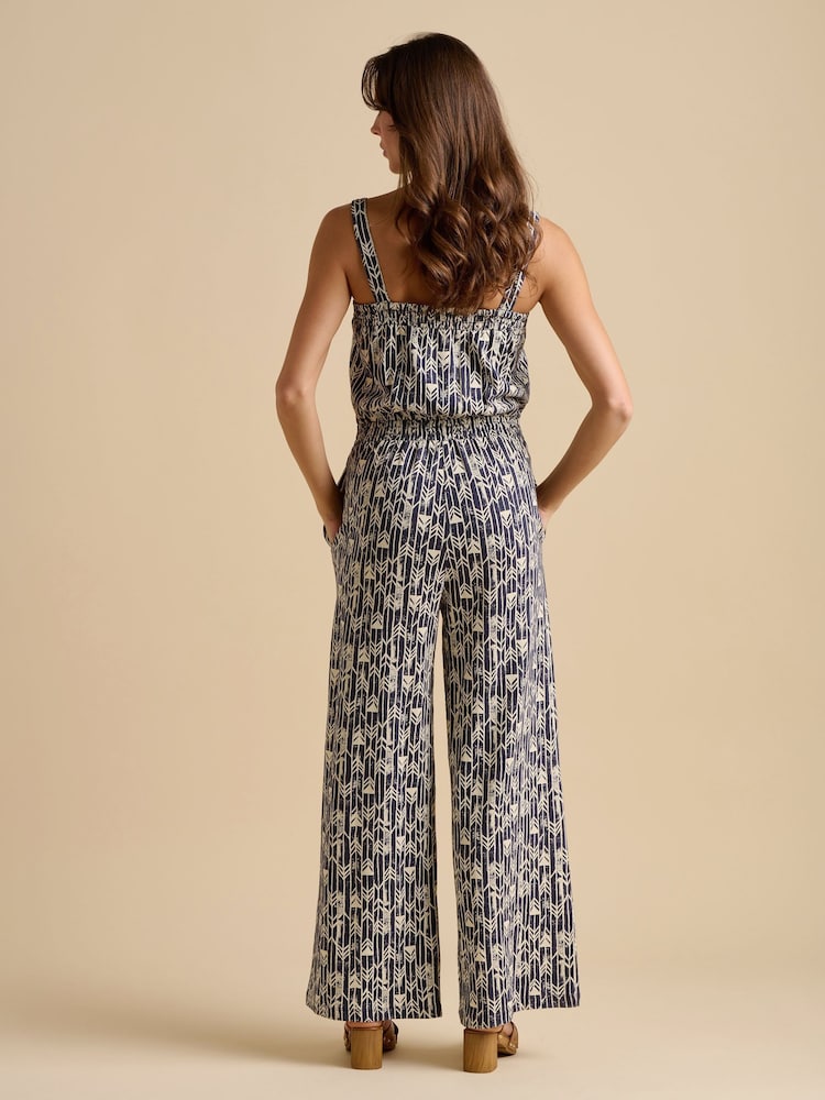 Brakeburn Blue Arrows 100% Cotton Jumpsuit - Image 2 of 5