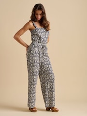 Brakeburn Blue Arrows 100% Cotton Jumpsuit - Image 3 of 5