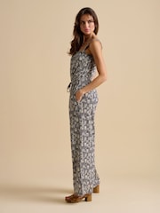 Brakeburn Blue Arrows 100% Cotton Jumpsuit - Image 4 of 5