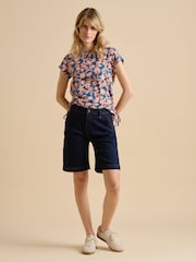 Brakeburn Midnight Garden Jersey 100% Cotton T-Shirt - Image 4 of 5