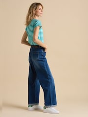 Brakeburn Blue Aqua Stripe T-Shirt - Image 5 of 5