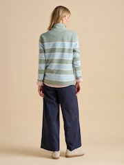 Brakeburn Green Shoreline Meadow Quarter Zip Sweatshirt - Image 3 of 6