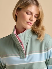 Brakeburn Green Shoreline Meadow Quarter Zip Sweatshirt - Image 5 of 6