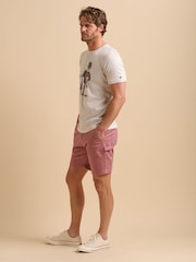 Natur - Brakeburn Seagul 100% Cotton T-Shirt - Bild 3 von 5