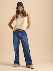 Brakeburn Yellow Seaway 100% Cotton Vest - Image 4 of 6