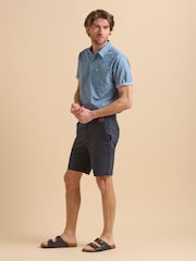 Brakeburn Light Blue Floating Daisy Shirt - Image 3 of 6