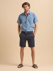 Brakeburn Light Blue Floating Daisy Shirt - Image 6 of 6