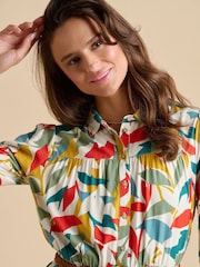 Brakeburn Falling Leaves Midi Dress - Image 3 of 6