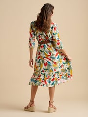 Brakeburn Falling Leaves Midi Dress - Image 5 of 6