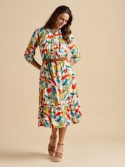 Brakeburn Falling Leaves Midi Dress - Image 6 of 6