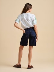 Brakeburn White Shingle 100% Cotton Blouse - Image 3 of 5