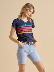 Brakeburn Blue Shore T-Shirt - Image 5 of 5