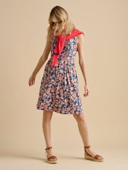 Brakeburn Blue Midnight Garden Knee Length Dress - Image 5 of 5