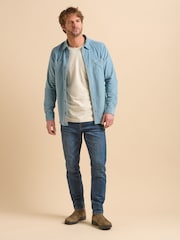 Brakeburn Blue Chrome Pink Stripe Shirt - Image 1 of 6