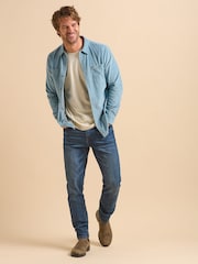 Brakeburn Blue Chrome Pink Stripe Shirt - Image 4 of 6