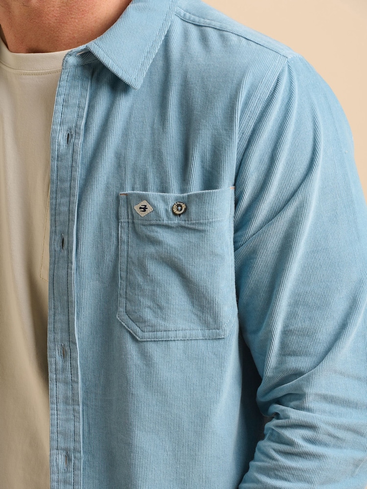 Brakeburn Blue Chrome Pink Stripe Shirt - Image 5 of 6