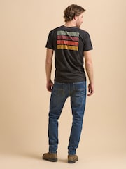 Brakeburn Black 100% Cotton T-Shirt - Image 2 of 5