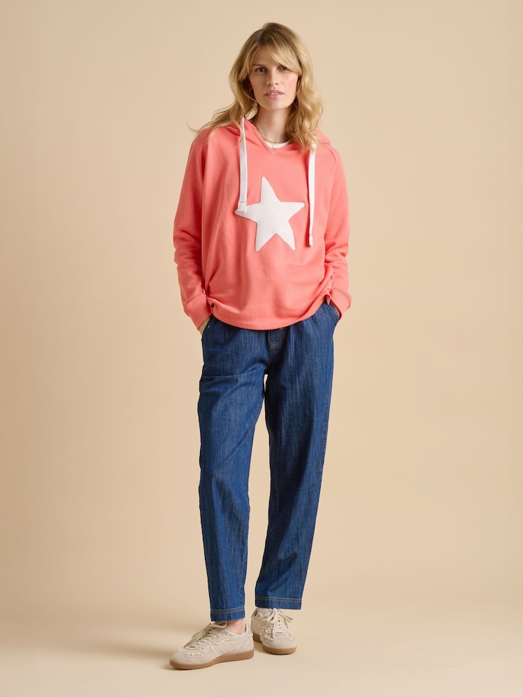 Brakeburn Pink Star Beach Hoodie - Image 1 of 5