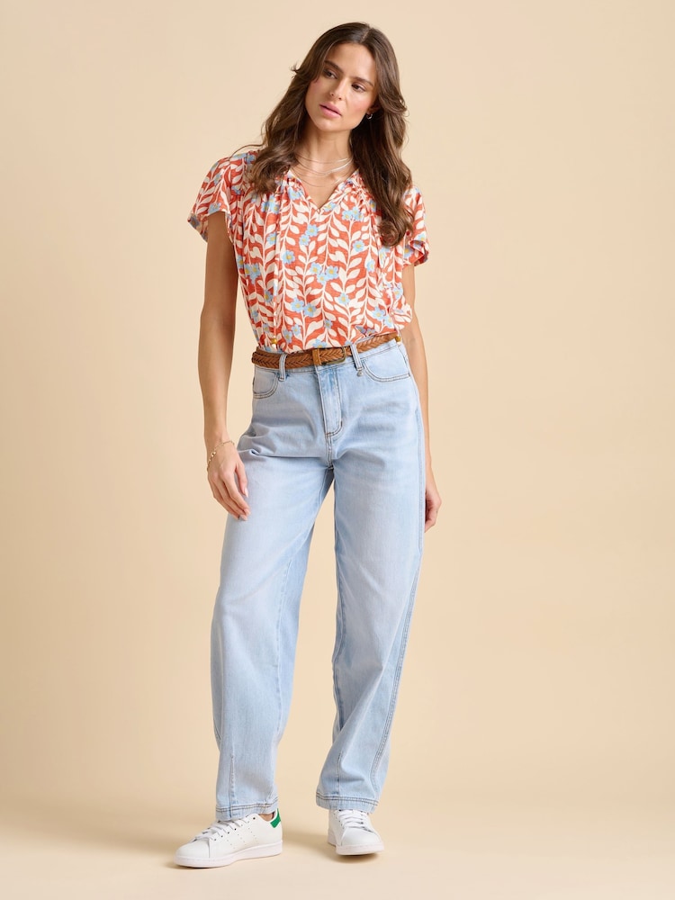 Brakeburn Spring Vine Jersey 100% Cotton T-Shirt - Image 2 of 5