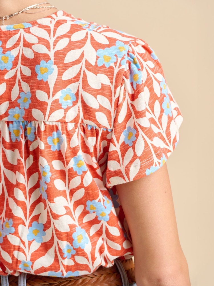 Brakeburn Spring Vine Jersey 100% Cotton T-Shirt - Image 5 of 5