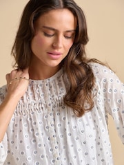 Brakeburn Cream Boardwalk Blouse - Image 1 of 5