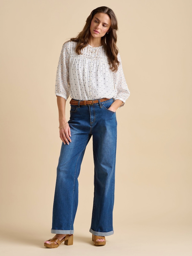 Brakeburn Cream Boardwalk Blouse - Image 2 of 5