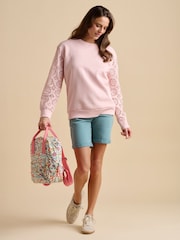 وردي - Brakeburn Broderie Crew Neck Sweatshirt - صورة 5 من 5