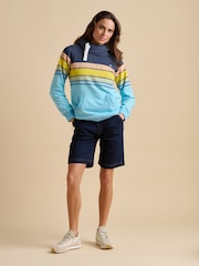 Brakeburn Blue Retro Wave Elise Hoodie - Image 5 of 5