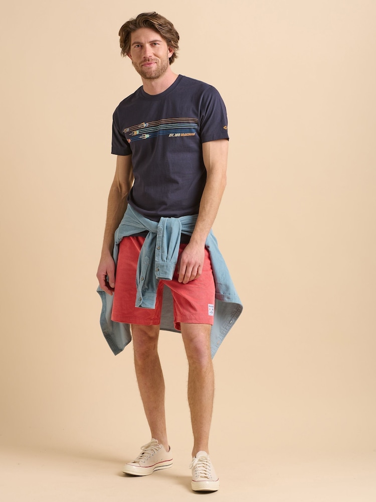 Brakeburn Blue Sky Painted Peleton T-Shirt - Image 5 of 5