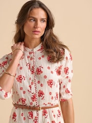 Brakeburn Fan Floral Knee Length Dress - Image 5 of 6