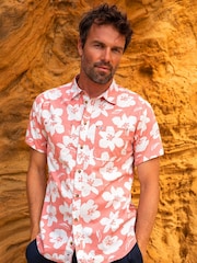 Brakeburn Pink Floral Shirt - Image 1 of 6