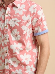 Brakeburn Pink Floral Shirt - Image 4 of 6