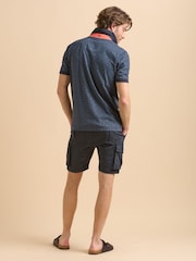 Brakeburn Navy Tile Polo Shirt - صورة 2 من 6