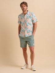 Brakeburn White Coral Shirt - Image 1 of 6