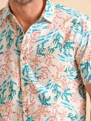Brakeburn White Coral Shirt - Image 5 of 6