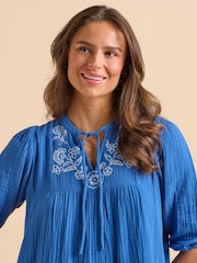 Brakeburn Ocean Knee Length Dress - Image 4 of 6