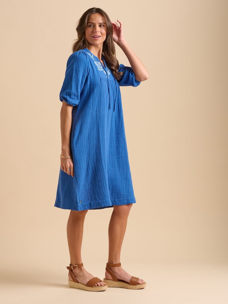 Brakeburn Ocean Knee Length Dress - Image 5 of 6