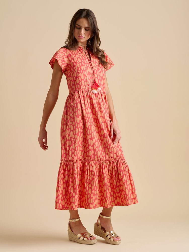 Brakeburn Red Sundown Maxi Dress - Image 1 of 6