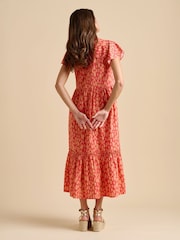 Brakeburn Red Sundown Maxi Dress - Image 3 of 6