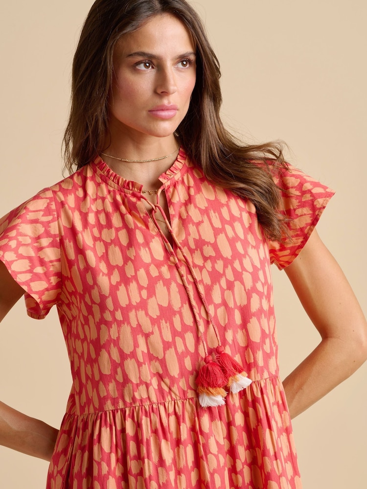 Brakeburn Red Sundown Maxi Dress - Image 6 of 6