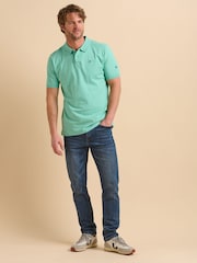 Brakeburn Green Maritime Stripe Polo Shirt - Image 1 of 5
