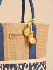 Brakeburn Blue Tropical Beach Bag - Image 4 of 4
