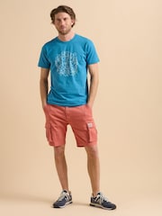Синий - Brakeburn Seagul 100% Cotton T-Shirt - Image 1 of 6